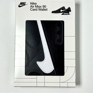 Nike Air Max 90 Leather Money Card Holder Wallet Travel Holiday Grey Black White